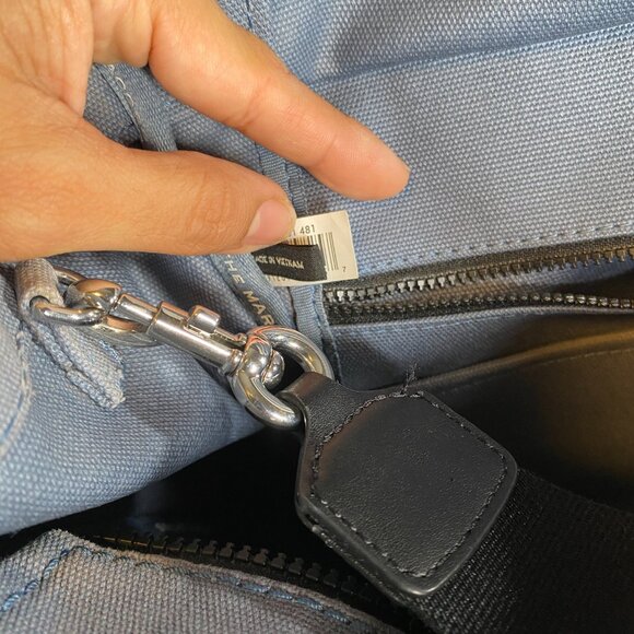 Marc Jacobs The Tote bag  Blue shadow Medium - Picture 8 of 15